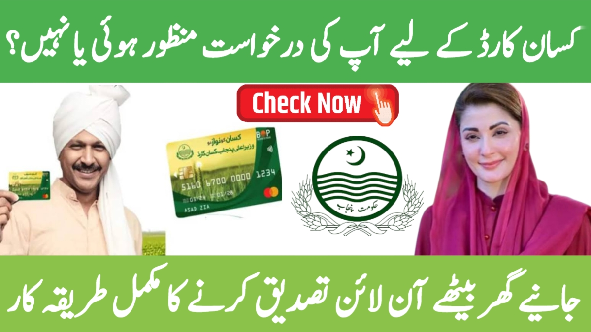 CM Punjab Kisan Card 2025 Check Online Status