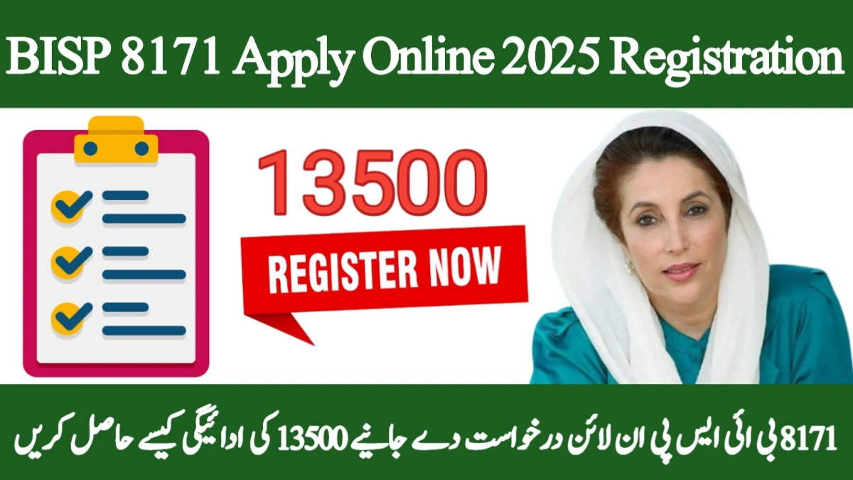 BISP 8171 Online Apply 2025 Registration