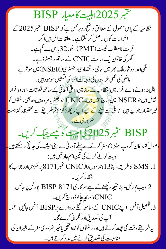 Who Can Get BISP September 2025 Payments?