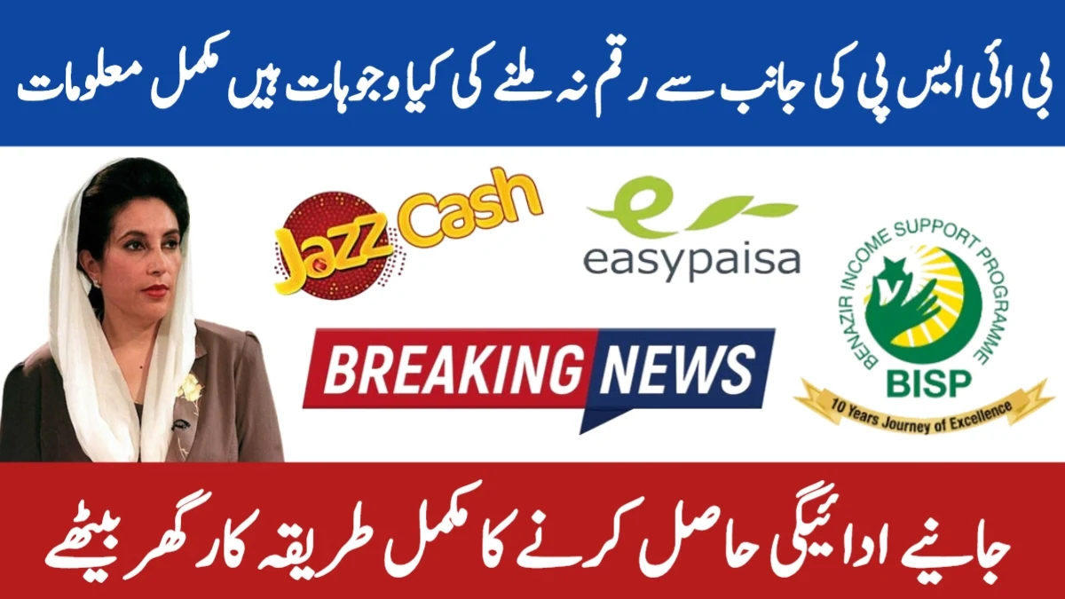 BISP Stipend Not Received