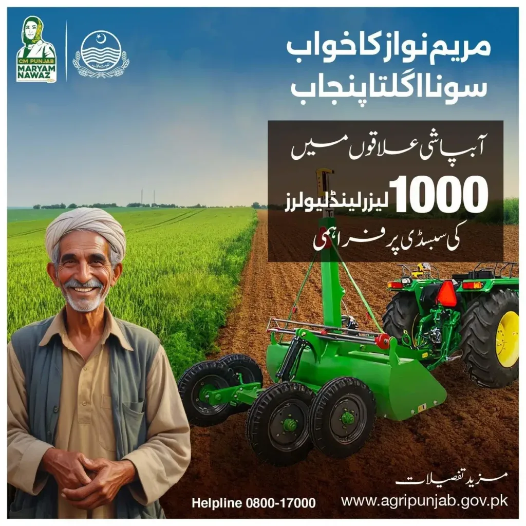 1000 Laser Land Leveler Subsidy Scheme 2025
