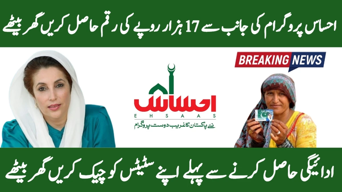 Ehsaas 8171 New Payment 2025 Rs 17000 Payment Starts